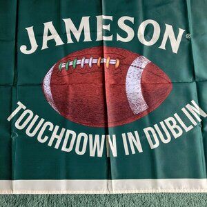 Jameson touch down in Dublin large football flag banner